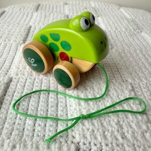 Hape Frog Pull-Along Wood Toy